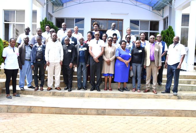  Tharaka nithi and Murang'a CACCOC during a capacity building workshop held at KSG Embu.